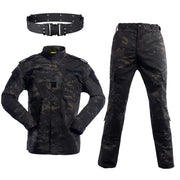 Tactical Suit Mens Camouflage Camo Combat BDU Jacket and Pants Uniform Set for Airsoft Paintball Hunting War Game
