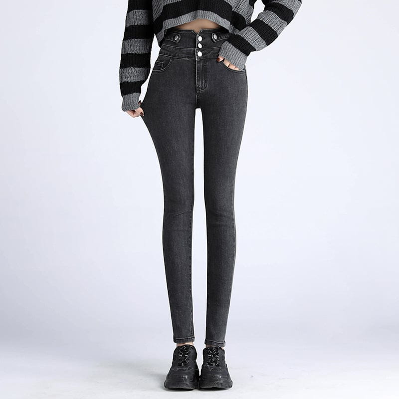 Spring New High-Waisted Skinny Pants Collection