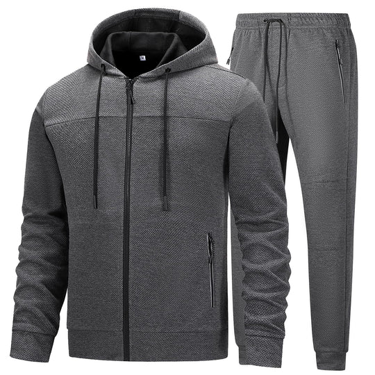 RYLY rexperformance Mens Tracksuit 2 Piece Set Casual Sweatsuits Full Zip Track Suits Jogging Athletic Suit Sets(S)