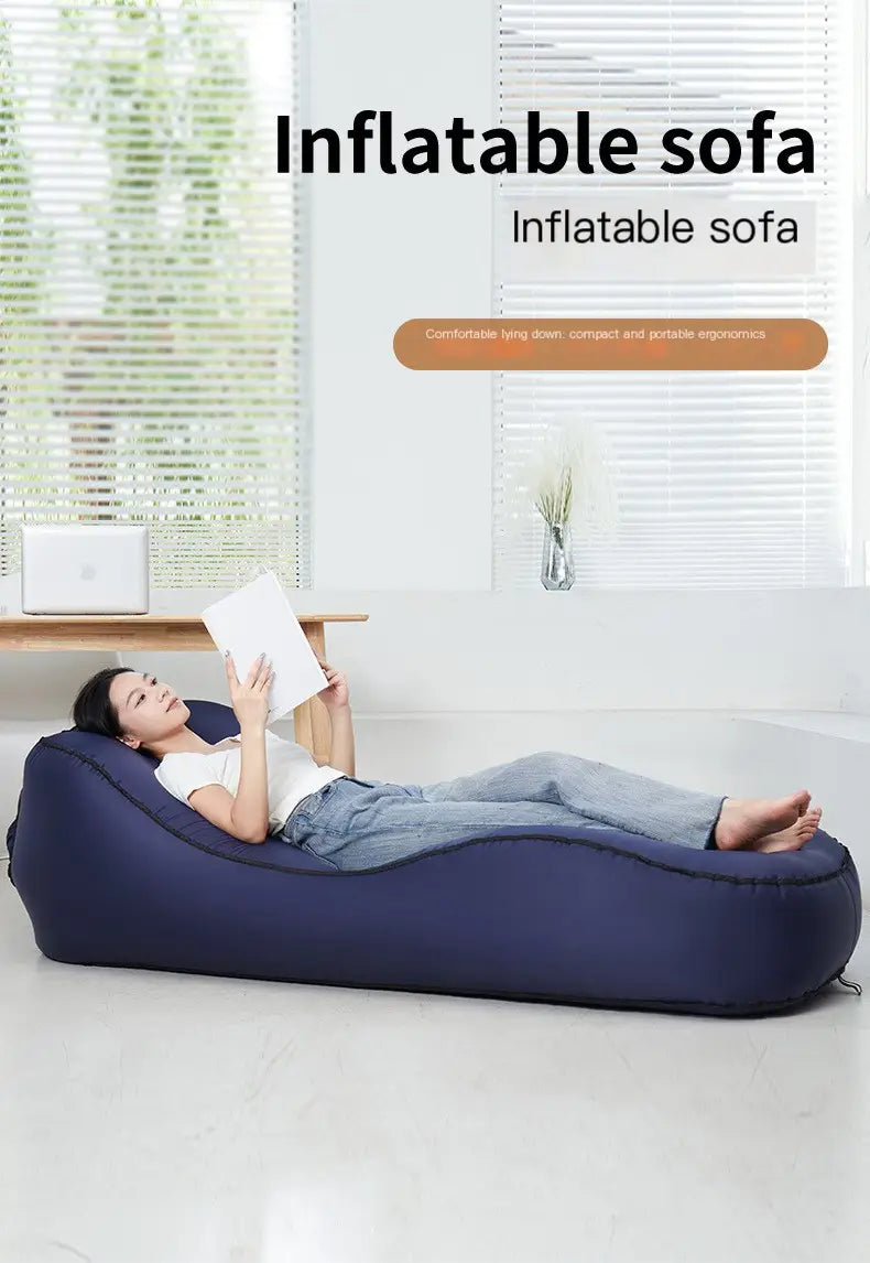 Portable Inflatable Sofa Bed for Outdoor Relaxation