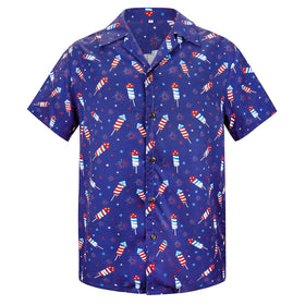 Hawaiian Shirts for Men Button Down Shirts Short Sleeve Floral Tropical Regular-fit Summer Vacation Beach Shirts