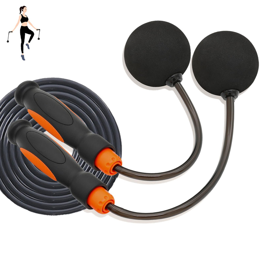 Agicogeo Jump Ropes Cordless & Corded Bod Ropes for Beachbody MBF Weighted Ropeless Jump Rope Best for Fitness (Black with Rope)