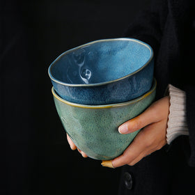 Creative Ceramic Dinnerware Salad and Soup Bowls
