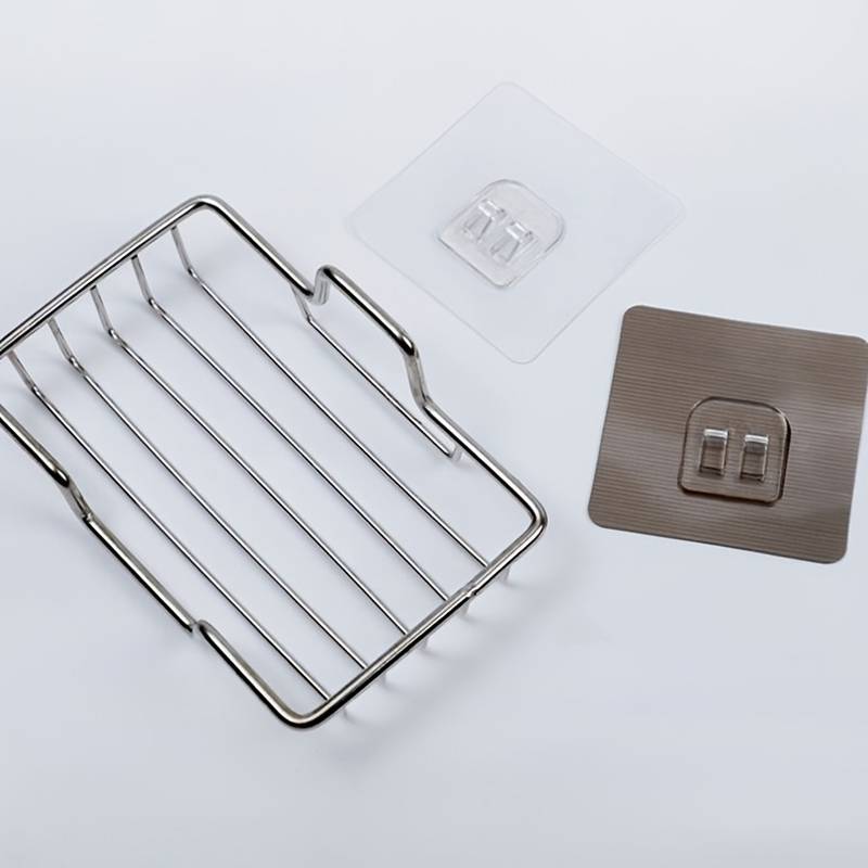 Wall Mounted Soap Storage Rack with Adhesive Holder