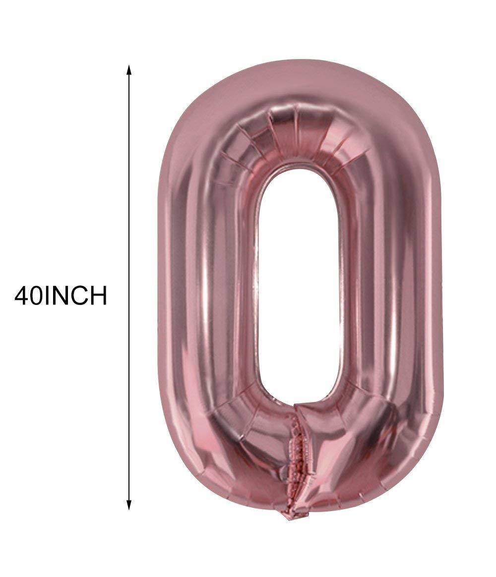 Rose Gold 30th Birthday Balloon Decoration Set