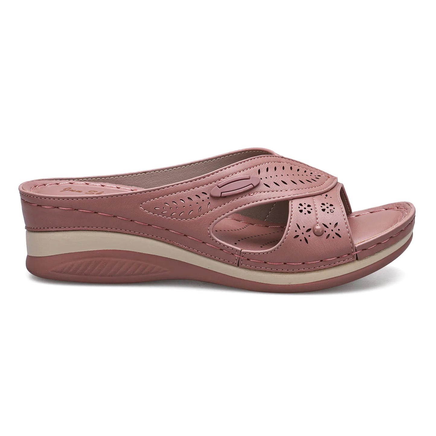 Thick Soled Wedge Women's Half Slippers - Joomcy