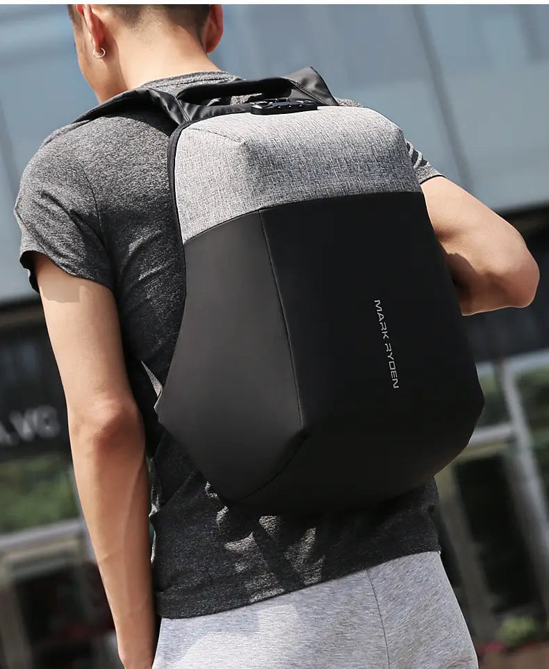 Anti-Theft USB Charging Backpack for Laptops