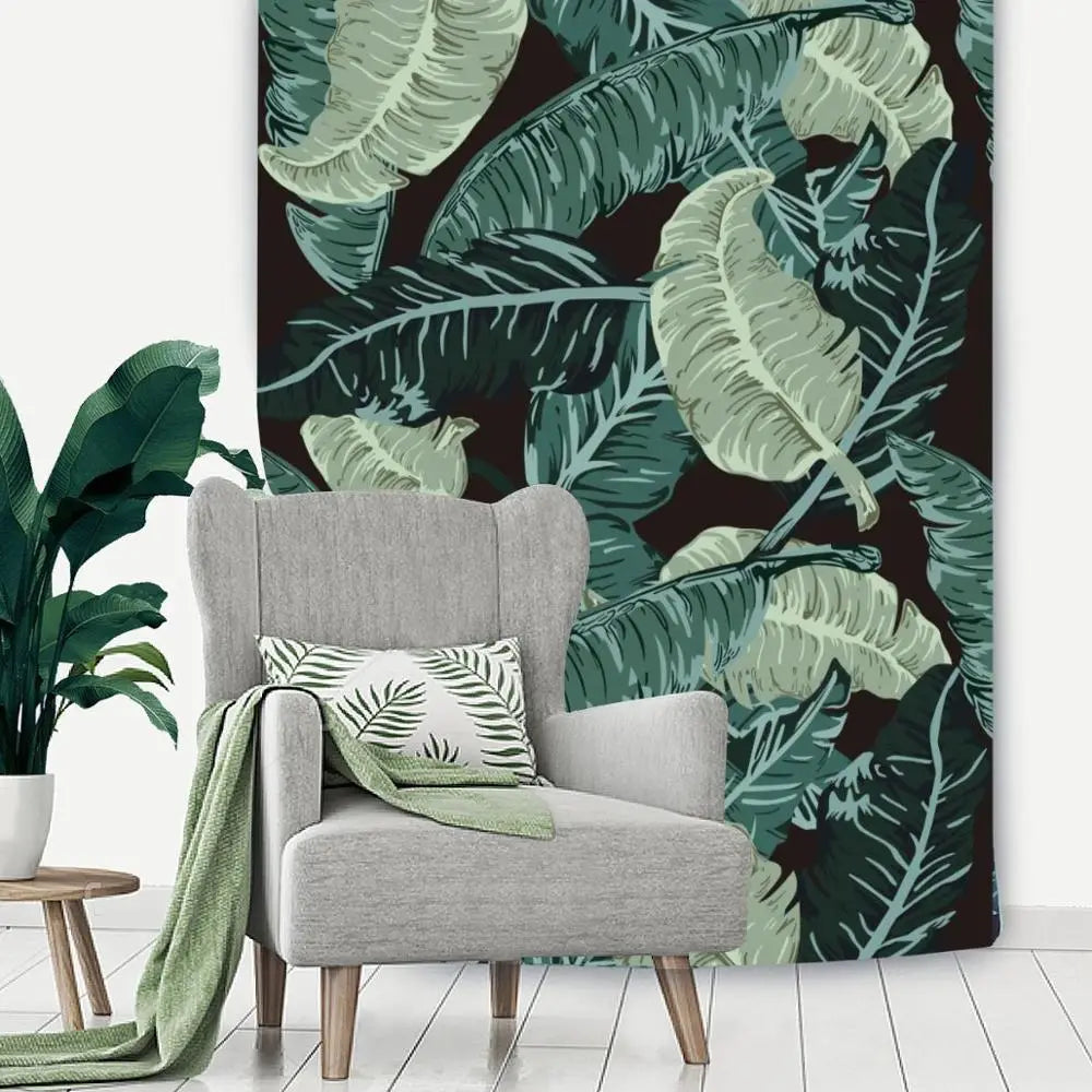 Nordic Tapestry Wall Hanging with Mandala Design