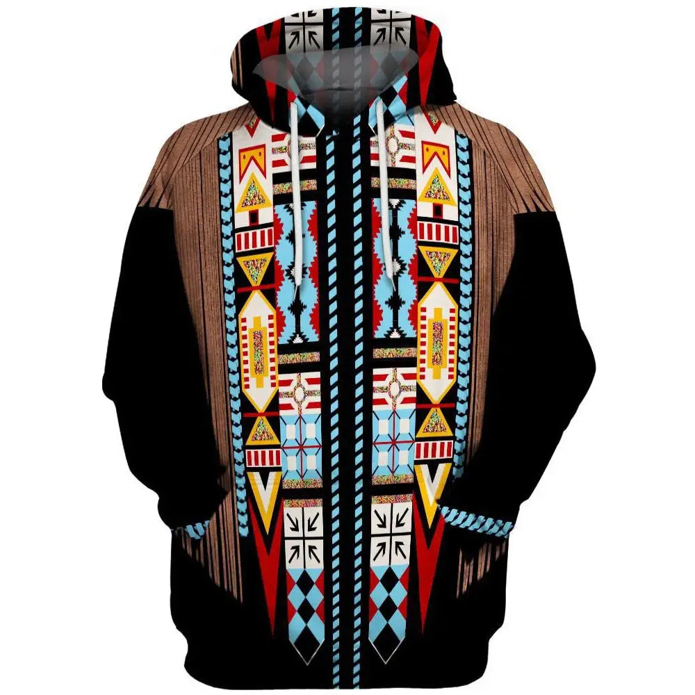 3D Hoodie with Digital Print - European Style Jacket