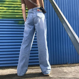 Women's High Waist Wide Leg Jeans