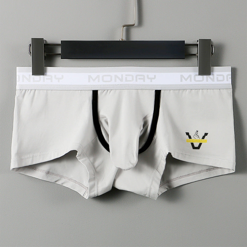 Soft and Breathable Men's Elastic Boxer Shorts