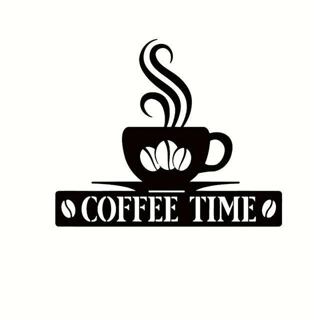 Personalized Iron Coffee Bar Metal Wall Art Decor