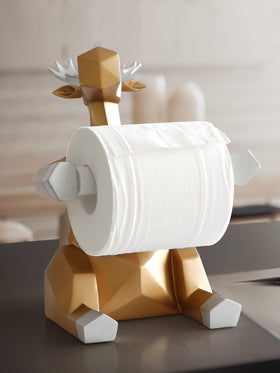 Nordic Minimalist Deer Tissue Holder for Home Use