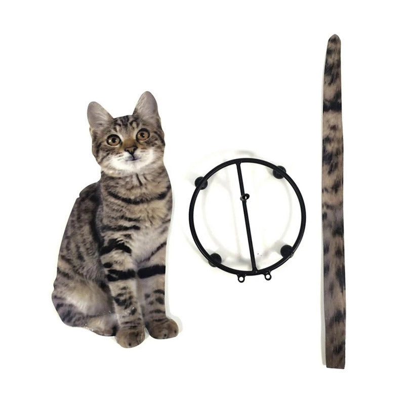 Cat Iron Toilet Paper Holder Decorative Rack