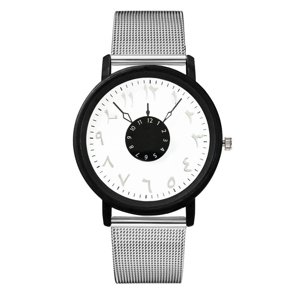 Ultra-thin Mesh Belt Casual Watch for Men & Women