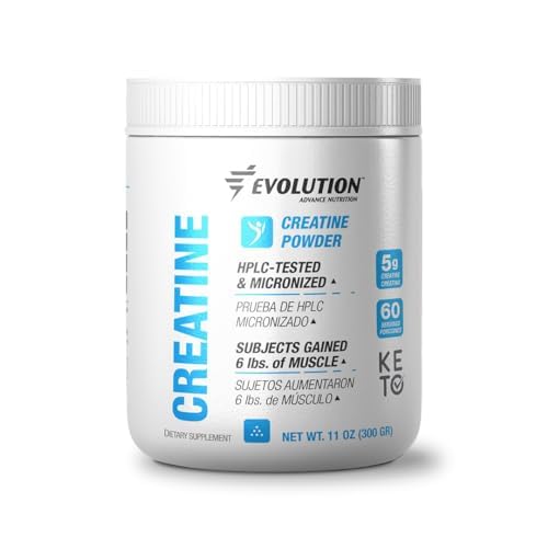 Creatine Monohydrate Powder – Supports Muscle Recovery and Enhanced Strength Power- Helps Fasting and Training - Unflavored (60 Servings)