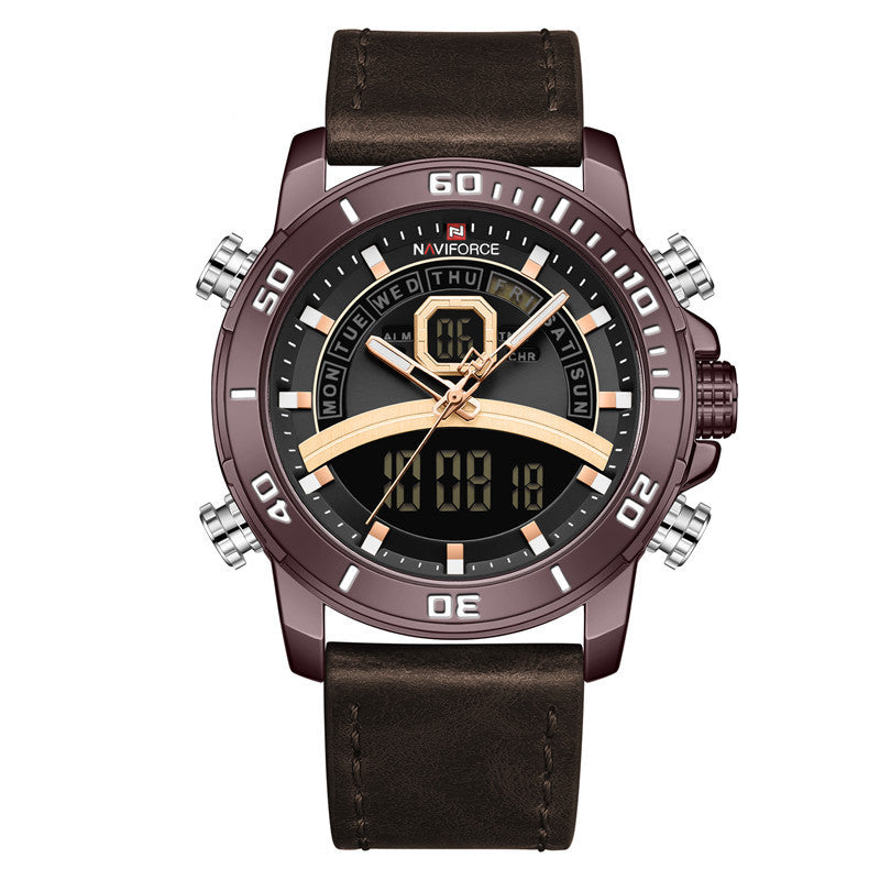 NAVIFORCE Men's Waterproof Digital Quartz Military Watch