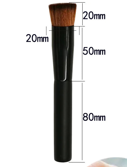 Ash Wood Contour Foundation Brush - Joomcy