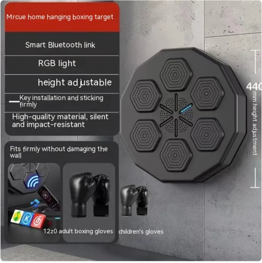 Smart Music Boxing Trainer for Home Fitness