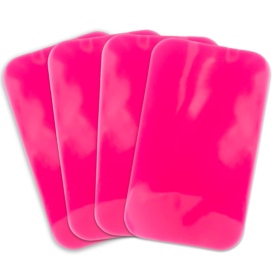 Curacoro Silicone Eyelash Pads for Lash Extension Silicone False Eyelash Holder Pads False Eyelash Stand Tray Holder for Silicone False Lashes Holder Pads Reusable Eyelash Extension (Pack of 4)
