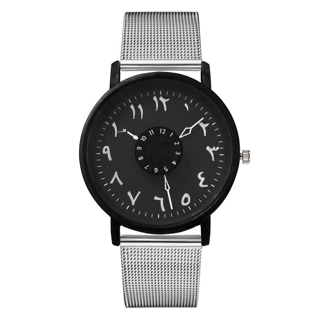 Ultra-thin Mesh Belt Casual Watch for Men & Women