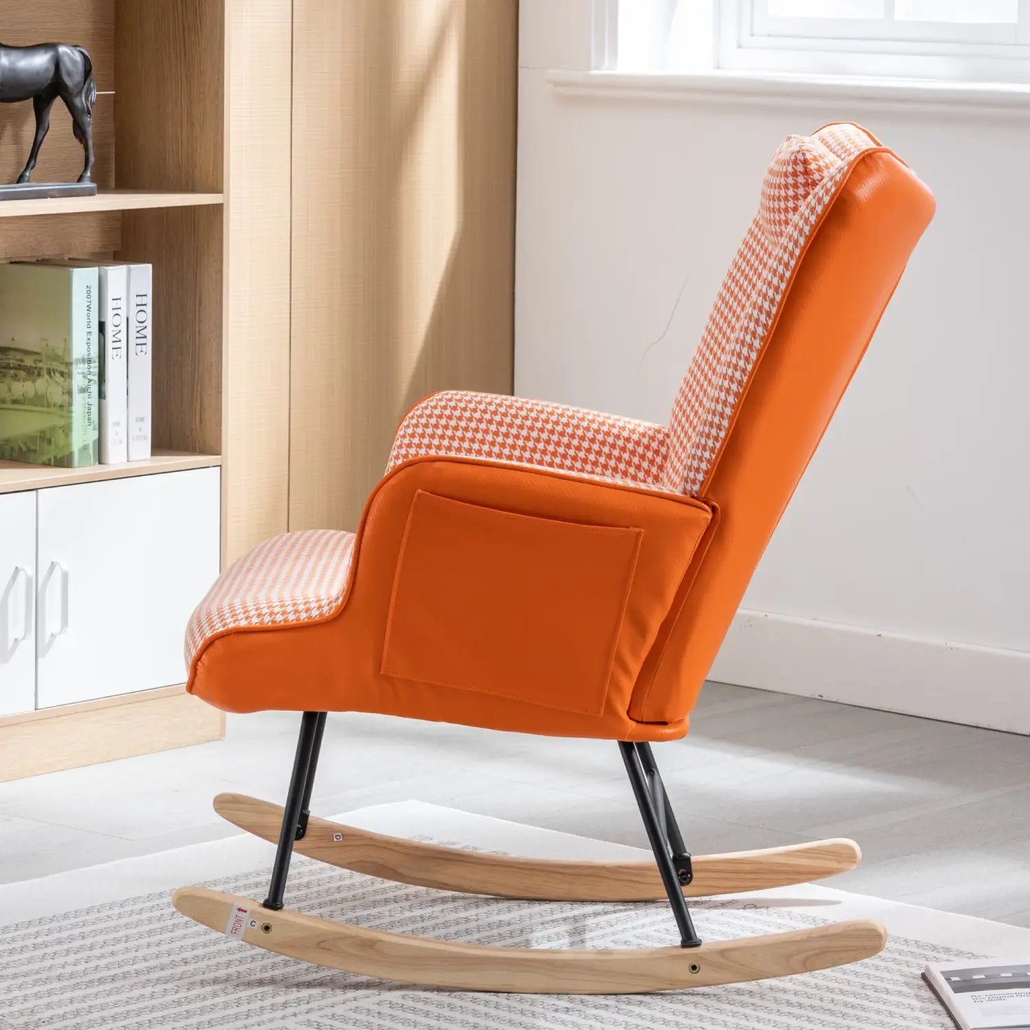Fabric Rocking Chair In The Nursery