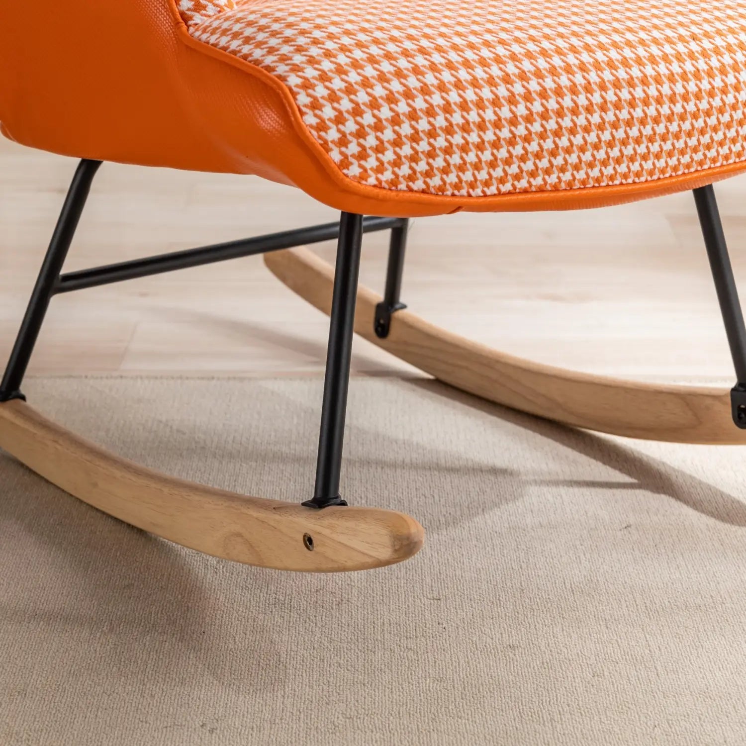 Fabric Rocking Chair In The Nursery