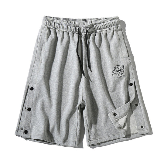 Men's Loose Printed Sports Five-Point Shorts