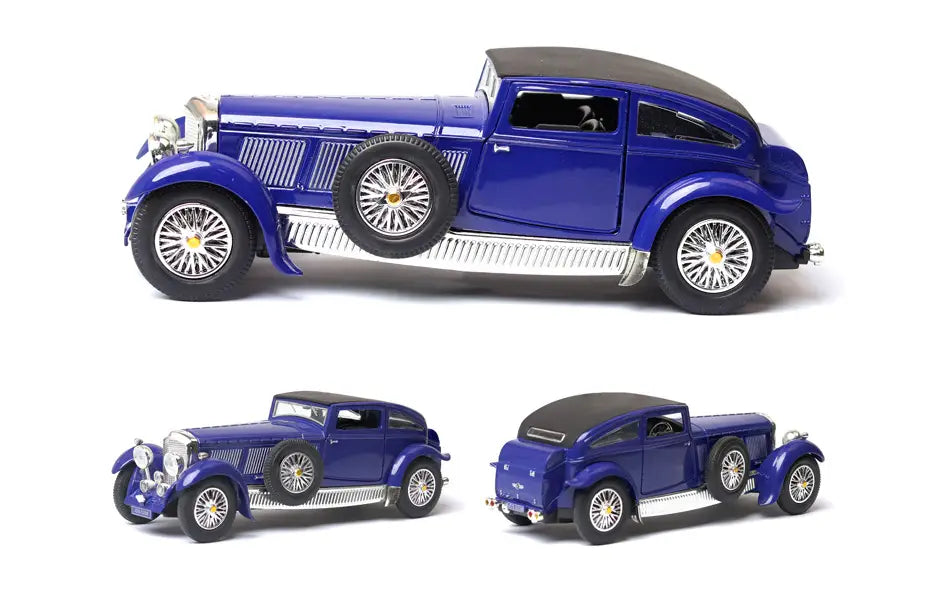 Vintage Bentley 8L Antique Car Model with Sound and Light