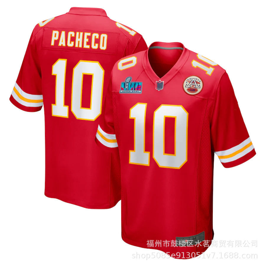 NFL Chiefs Mahomes #15 Red Super Bowl LVII Jersey