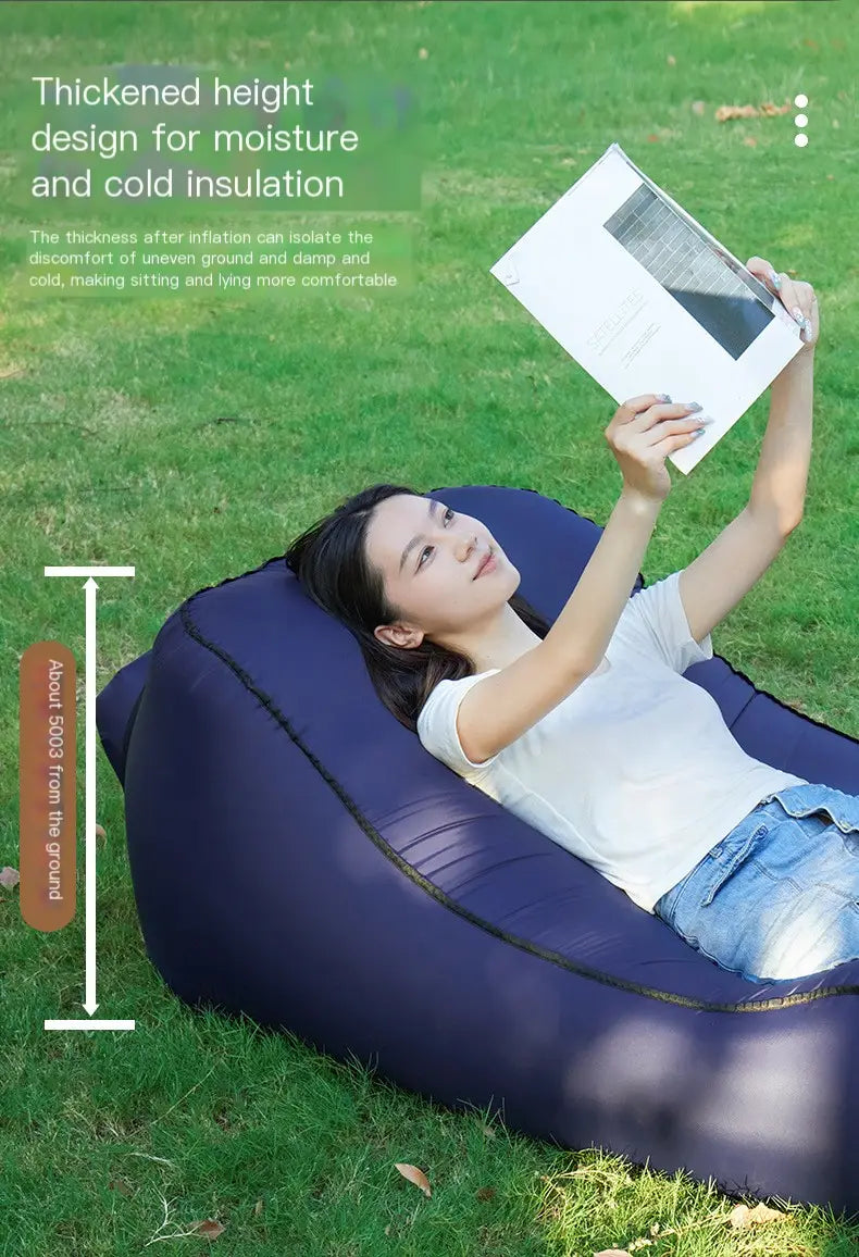 Portable Inflatable Sofa Bed for Outdoor Relaxation