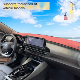 Leather Sunshade Mat for Citroen Dashboard Protection