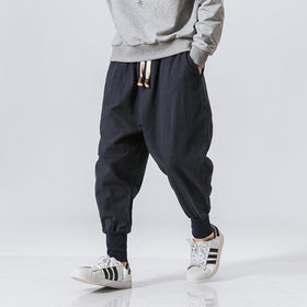 Loose Cotton Linen Harem Pants