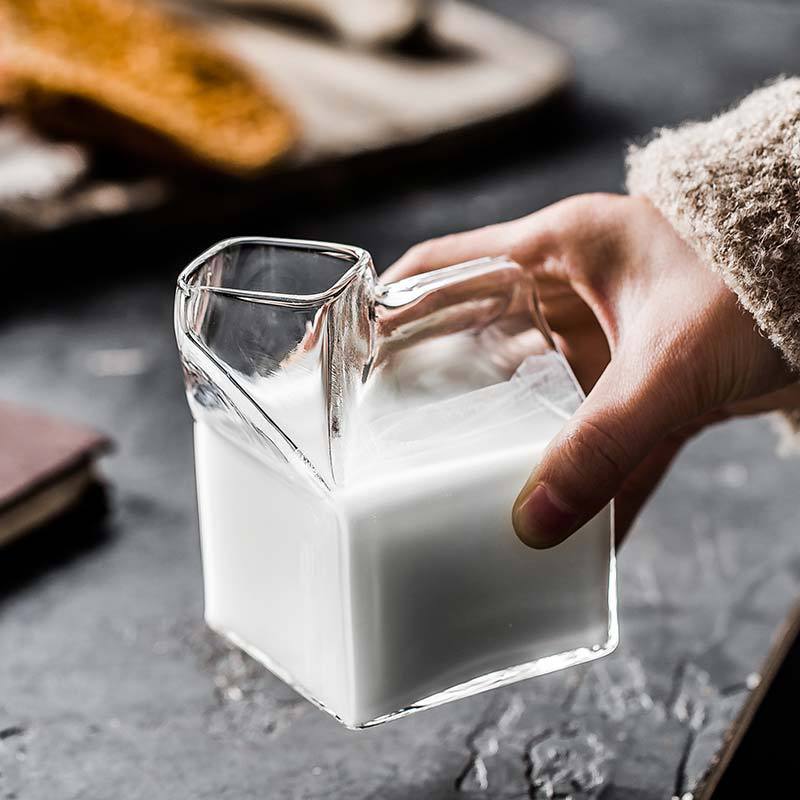 High-Temperature Resistant Japanese Square Milk Cup