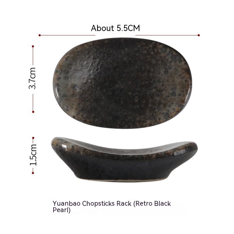 Ceramic Chopstick Holder for Table Settings and Restaurants