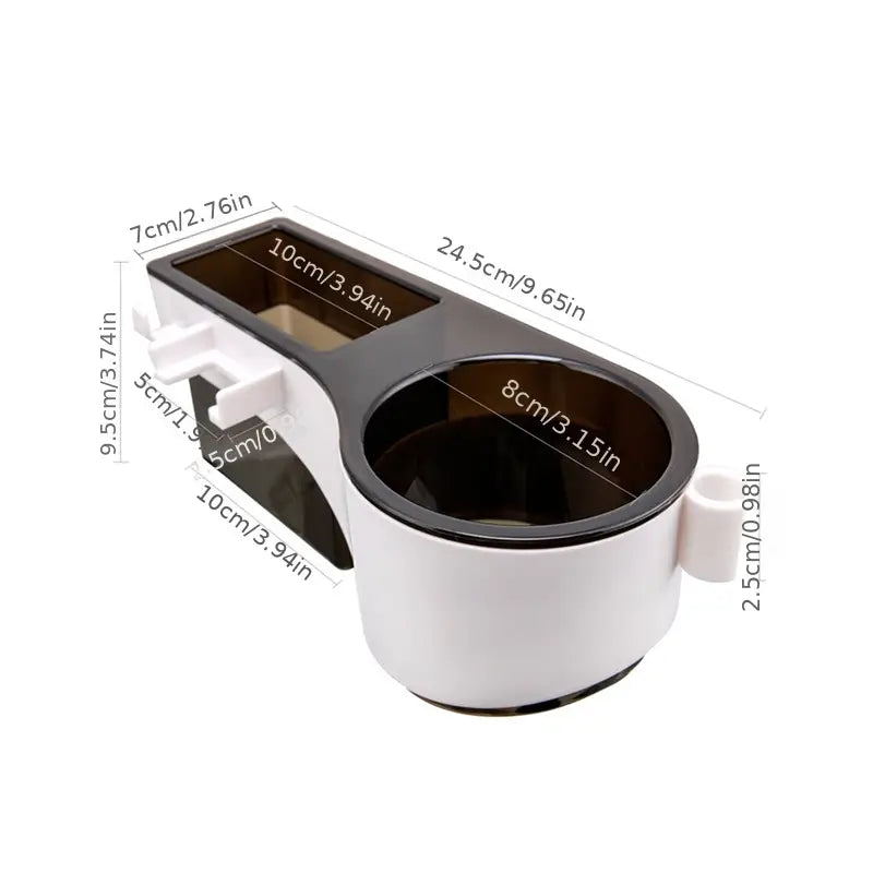 Multifunctional Wall-Mounted Hair Dryer Storage Rack