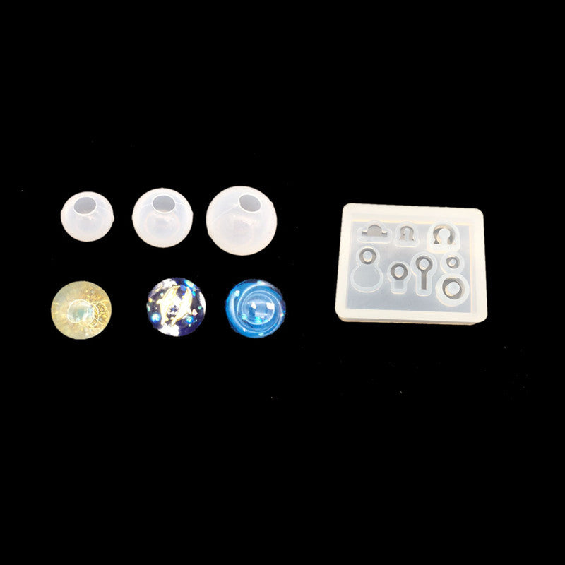 Silicone Crystal Resin Sphere Mold for Creative Ashtray