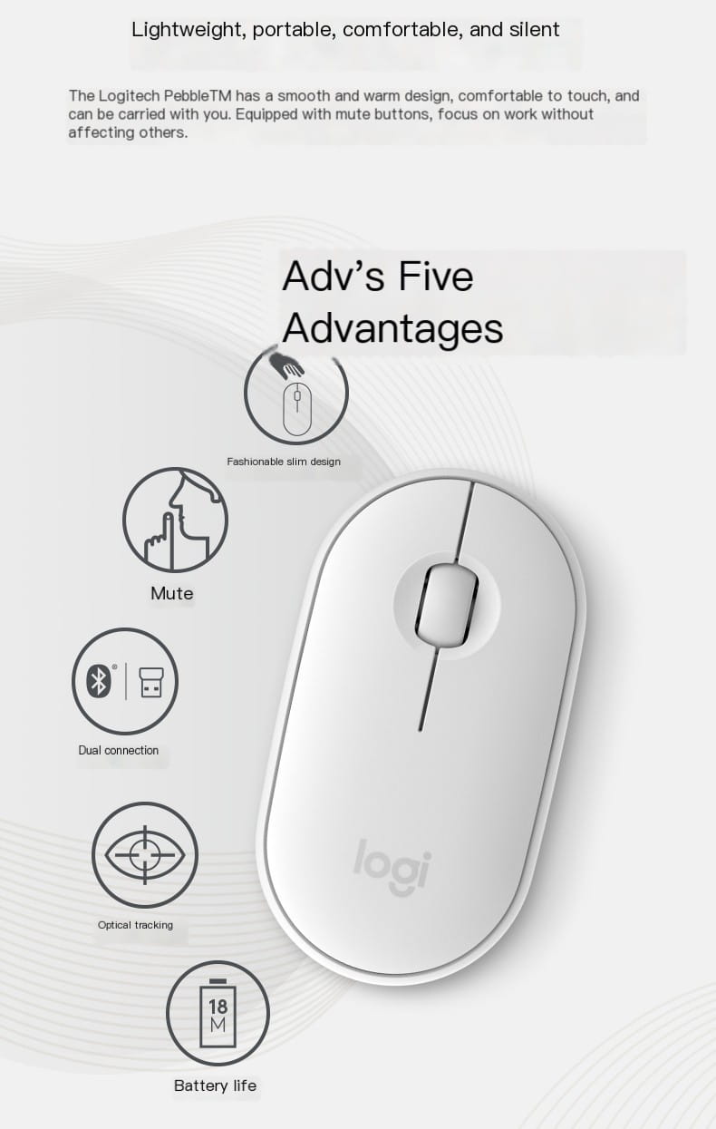 Logitech Pebble K390 in Black