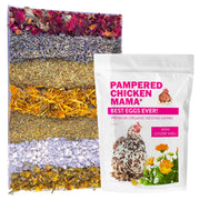 Pampered Chicken Mama Backyard Chicken Treats for Great Eggs - All-Natural Backyard Chicken Feed Supplies - Hen Treats for The Best Eggs Ever - High Calcium Supplement for Chickens (8 pounds)