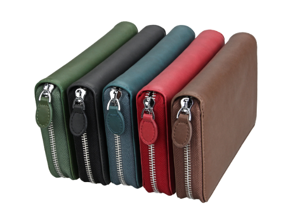 Men's Coin Purse & Women's Leather Zipper Wallet