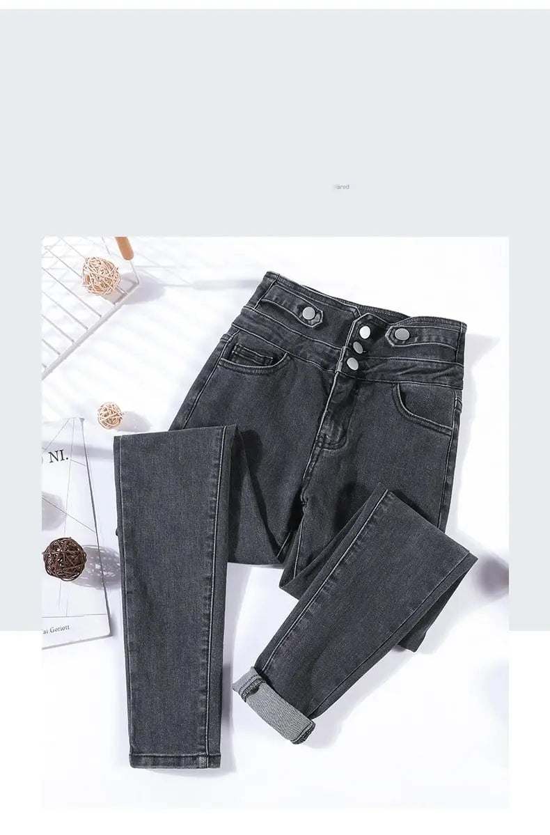 Spring New High-Waisted Skinny Pants Collection