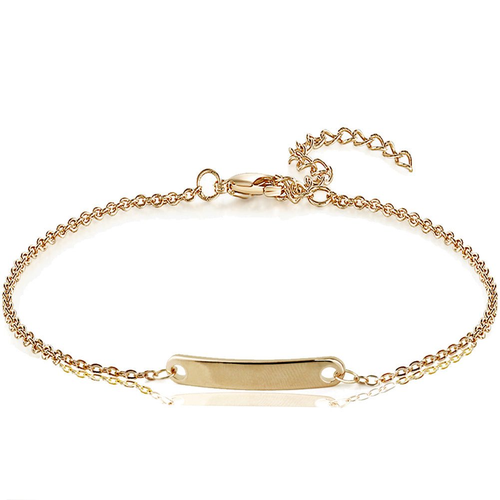 Personalized Engraved Stainless Steel Name Bracelet