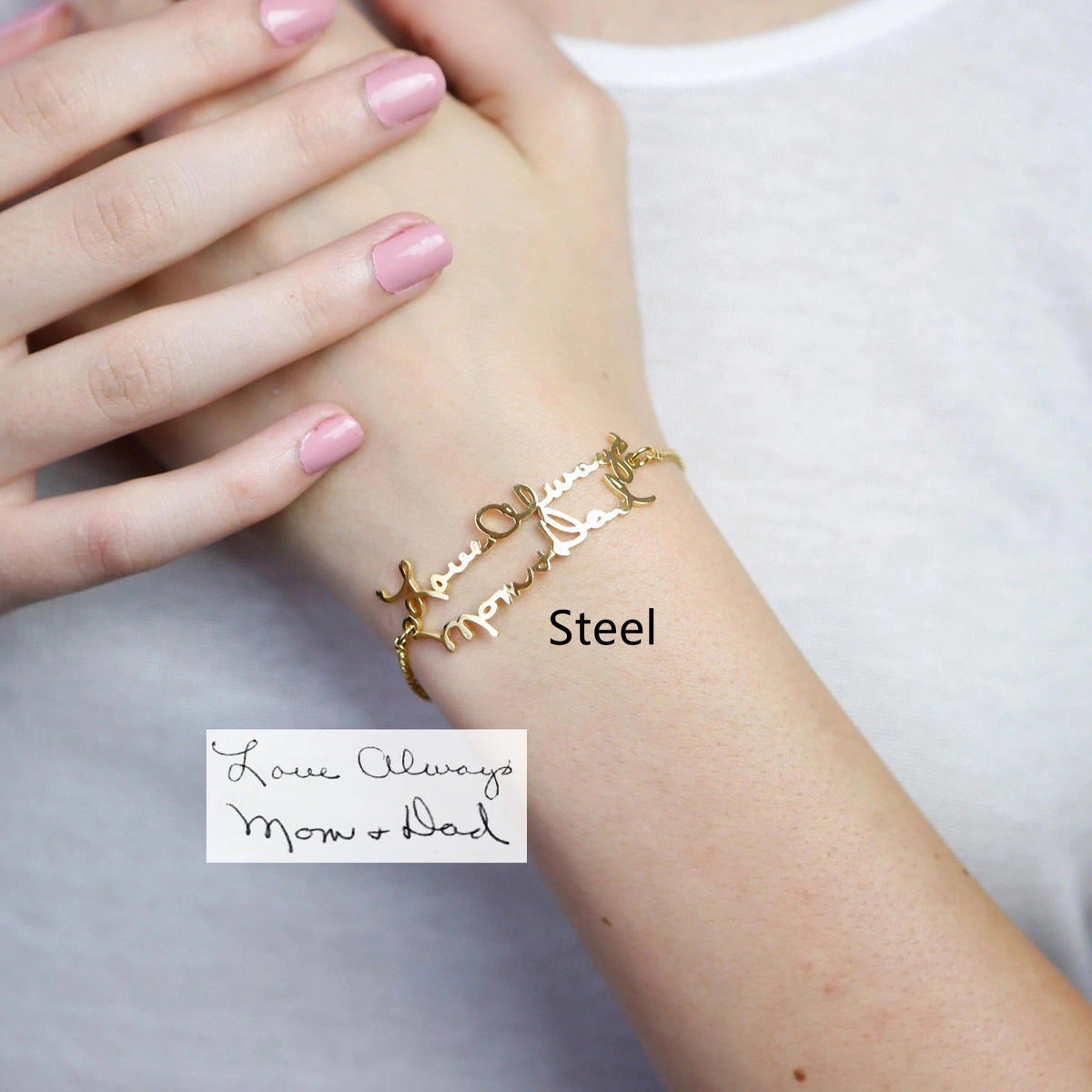 Stainless Steel Personalized Name Bracelet