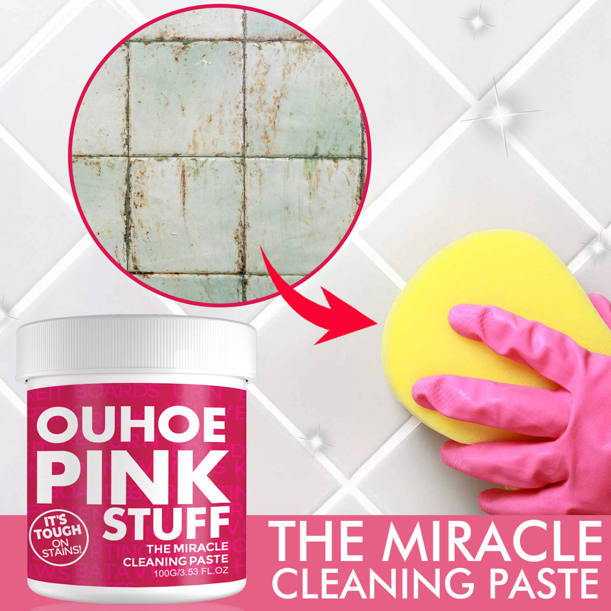 OUHOE Multi-Purpose Cleaning Paste for Heavy Grease