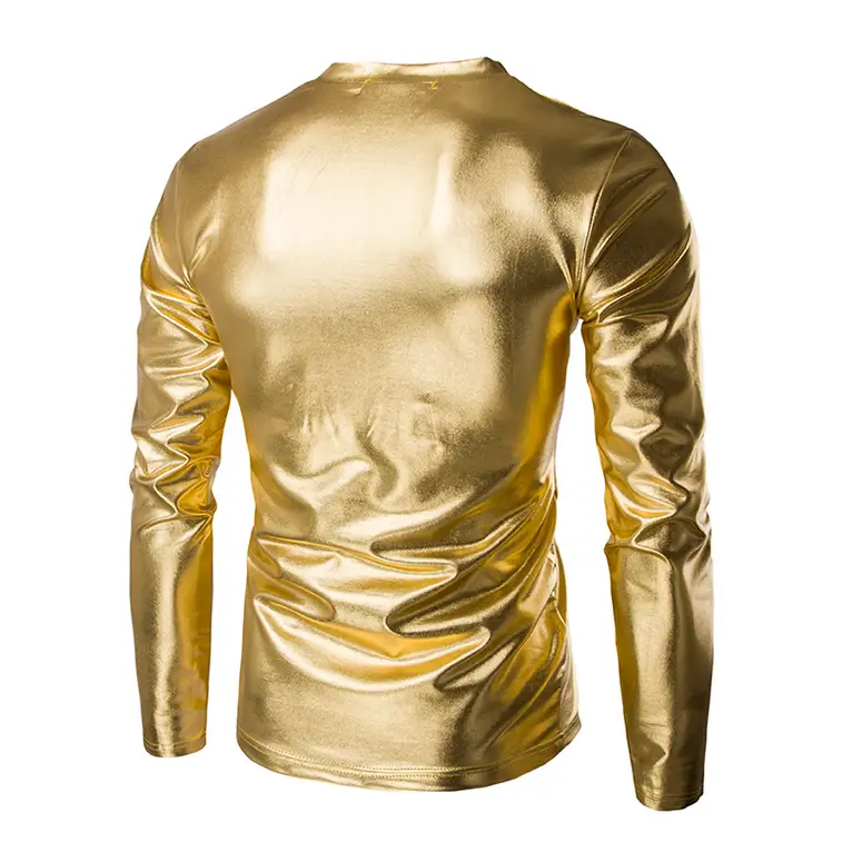 2017 Men's Slim Fit Long Sleeve V-Neck T-Shirt