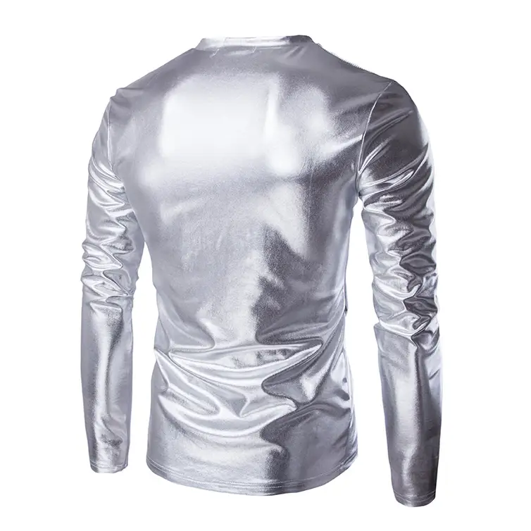 2017 Men's Slim Fit Long Sleeve V-Neck T-Shirt