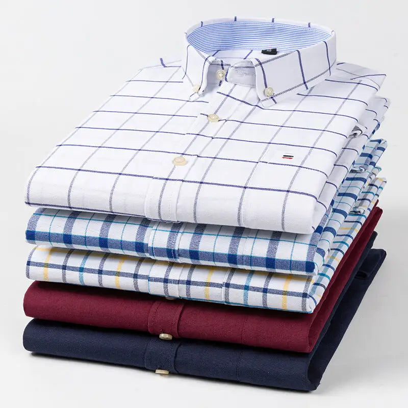 2023 Men's Casual Slim Fit Long Sleeve Shirt
