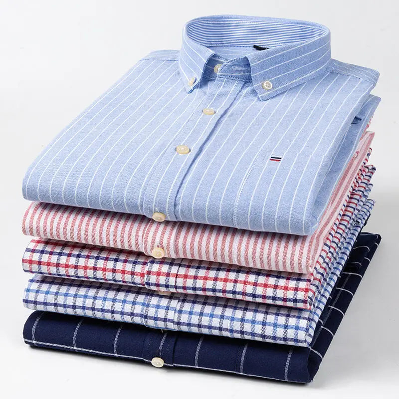 2023 Men's Casual Slim Fit Long Sleeve Shirt