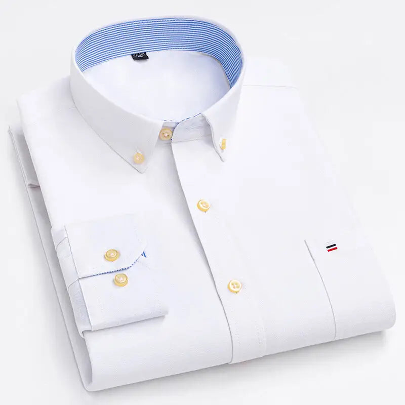 2023 Men's Casual Slim Fit Long Sleeve Shirt