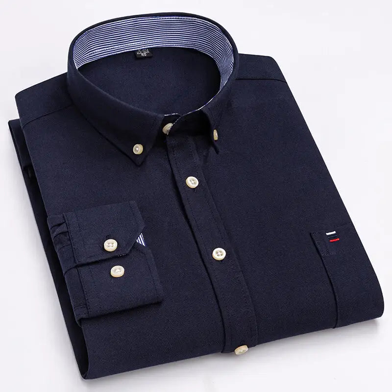 2023 Men's Casual Slim Fit Long Sleeve Shirt